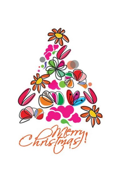 Flower Tree Christmas