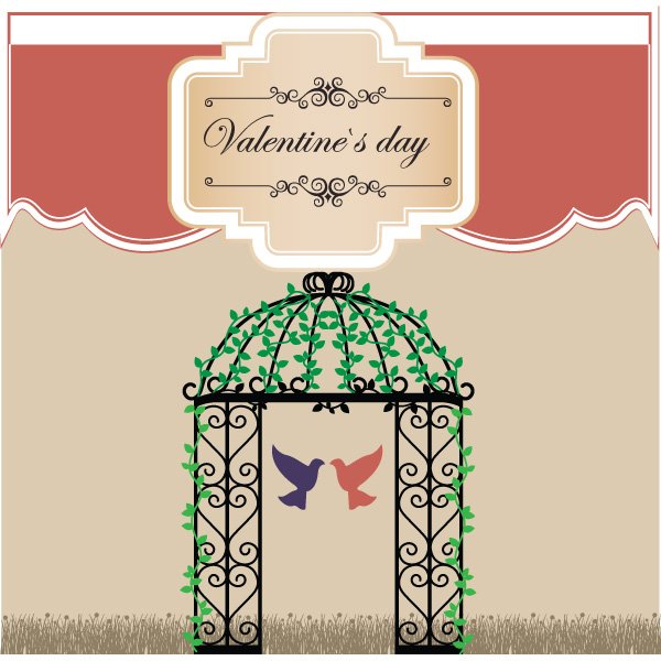 Gazebo Love Doves