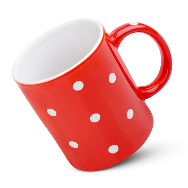 Red Polka Dot Mug