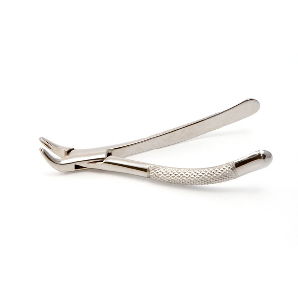 Curved Handle Extraction Forceps