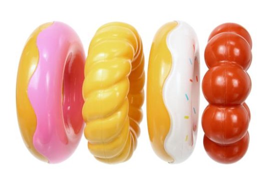 Plastic Foods Doughnut Set