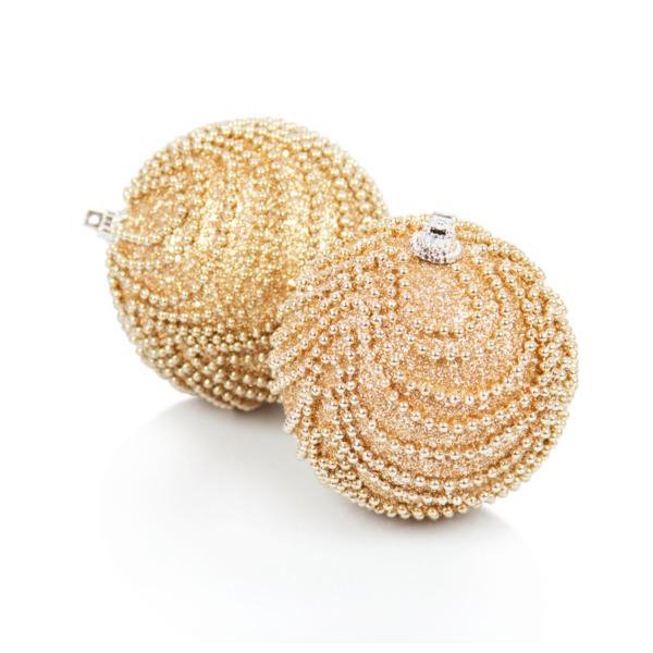 Gold Beaded Baubels