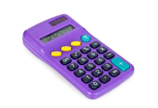 Purple Pocket Calculator