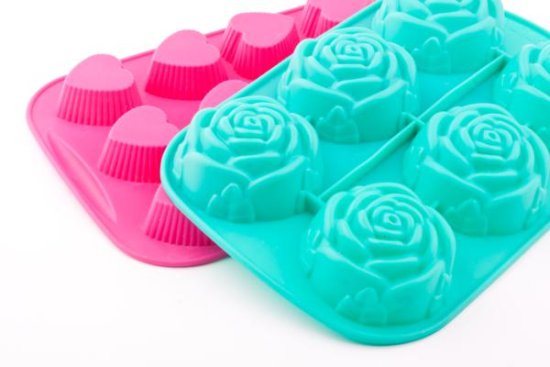 Set of 2 Silicon Cake Trays