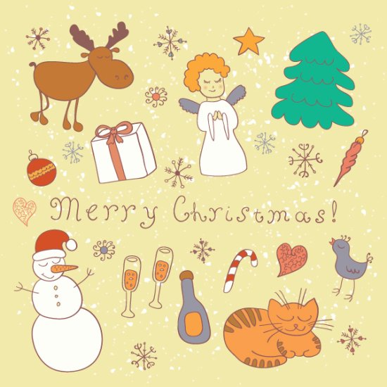 Merry Christmas Scene