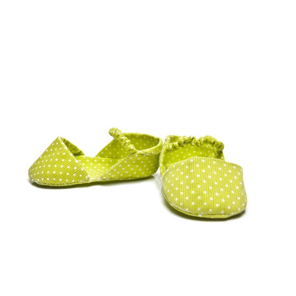 Lime Green Slip On Shoes For New Born