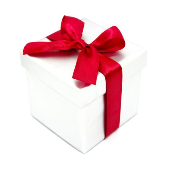 White Christmas Gift Box