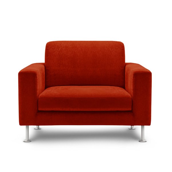 Contemporary Red Arm Chair