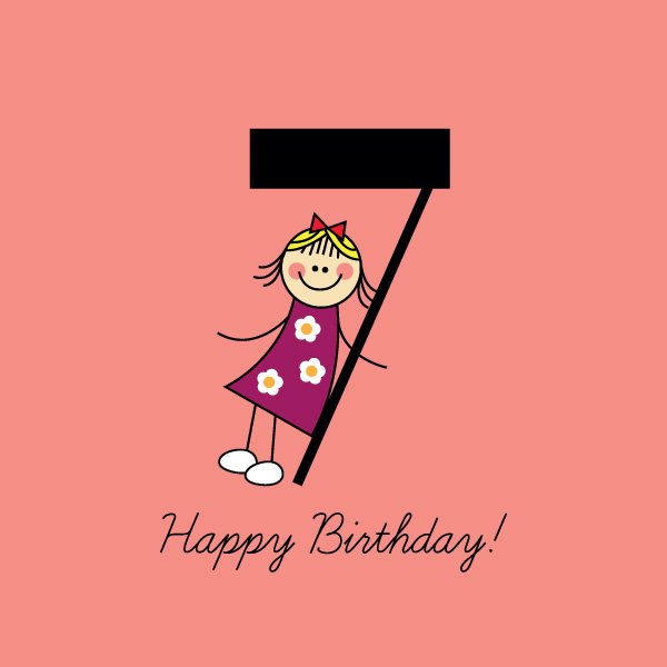 7th Birthday Girl